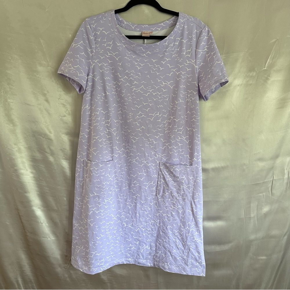 Persifor Women's Sheath Dress Size XL Purple Pullover Stretch Mini